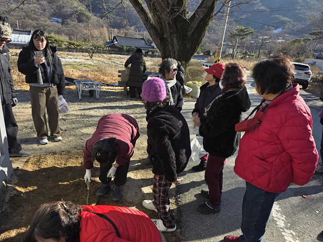 하신리 마을만들기 사업 정원마을한가족